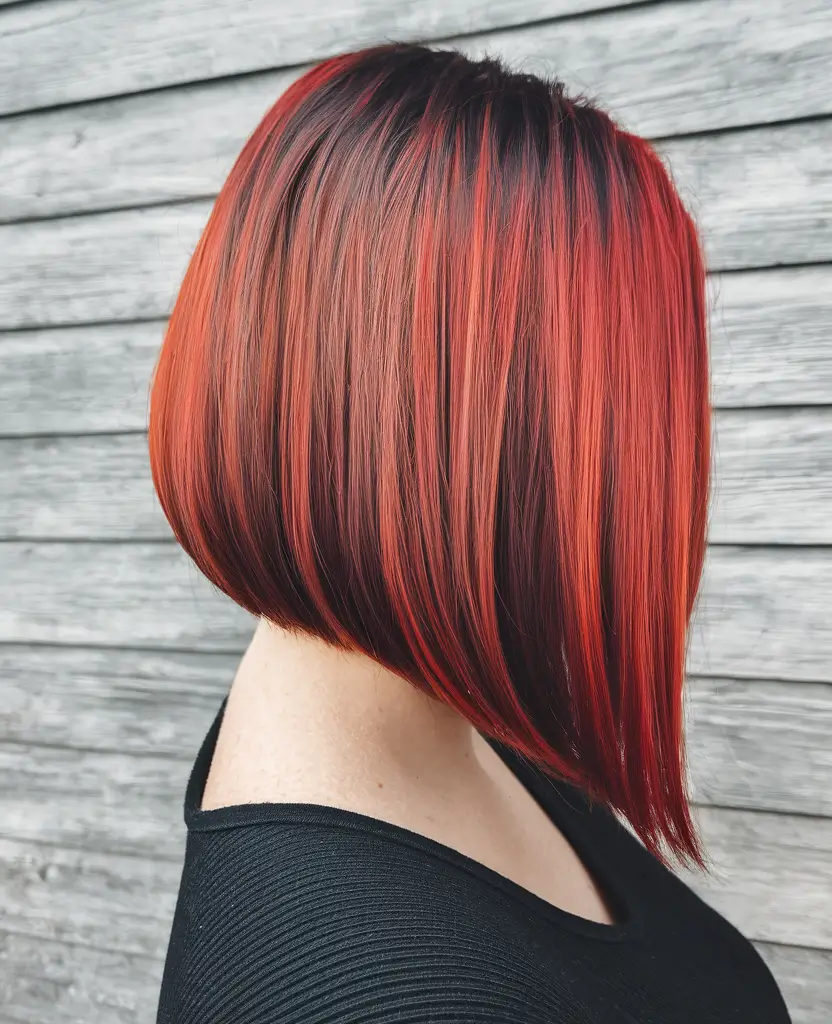 cor de cabelo de pele quente outono profundo cobre ardente com alojamento de chocolate