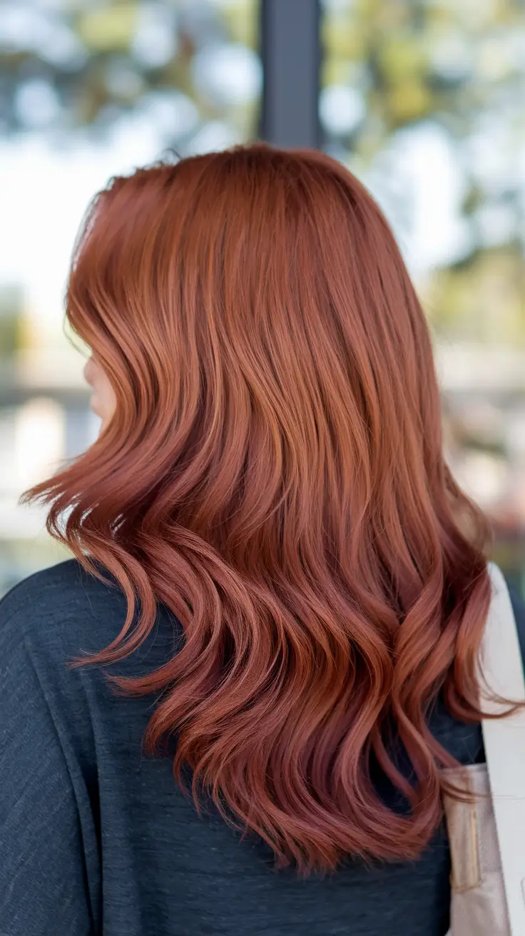 Idéias de cores de cabelo de outono de caramelo 2025 Para um brilho aconchegante+camadas soltas de caramelo com tons vermelhos