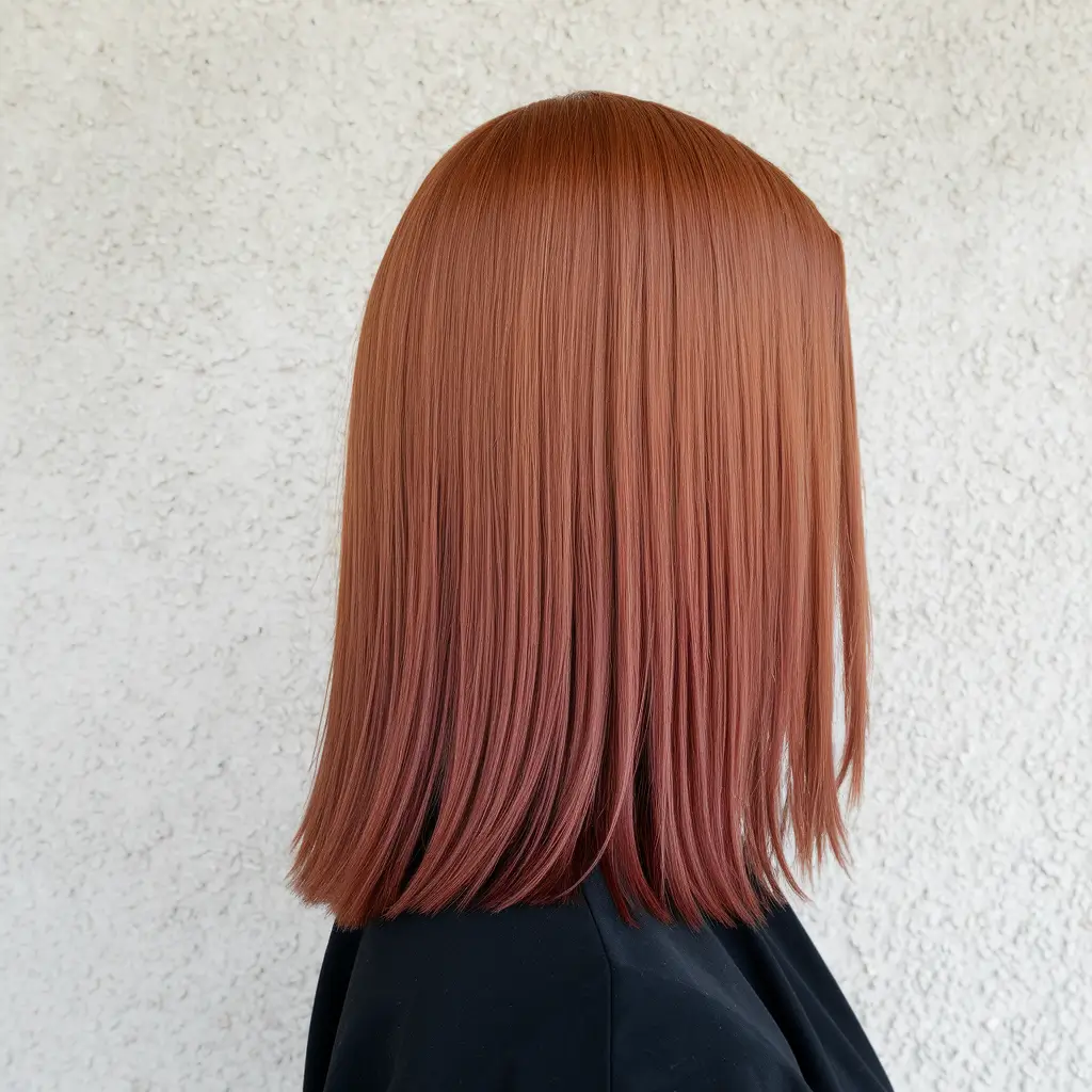 Idéias de cores de cabelo de outono de caramelo 2025 Para um brilho aconchegante+corte elegante de precisão de caramelo reto