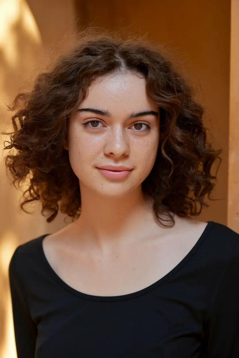 Fall Brown Hair Color Brunettes Bob encaracolado curto
