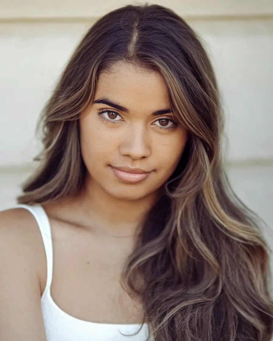 Fall Brown Hair Color Skin pálido fitas sutis de caramelo para uma sensação de outono dimensional
