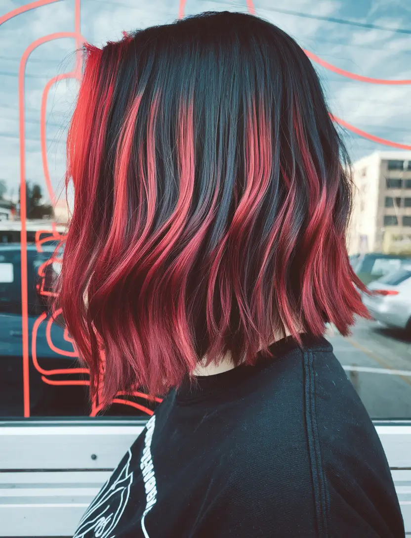 Tendências 2025 Cores de cabelo de outono vermelho