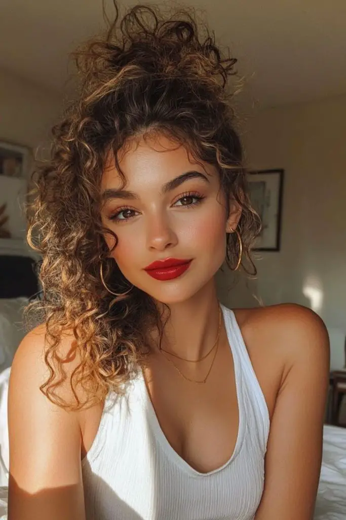 Penteados encaracolados impressionantes