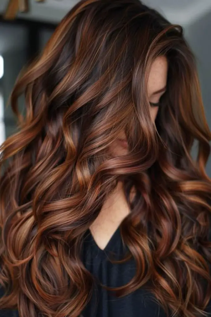 Mistura de caramelo defumado em marrom escuro