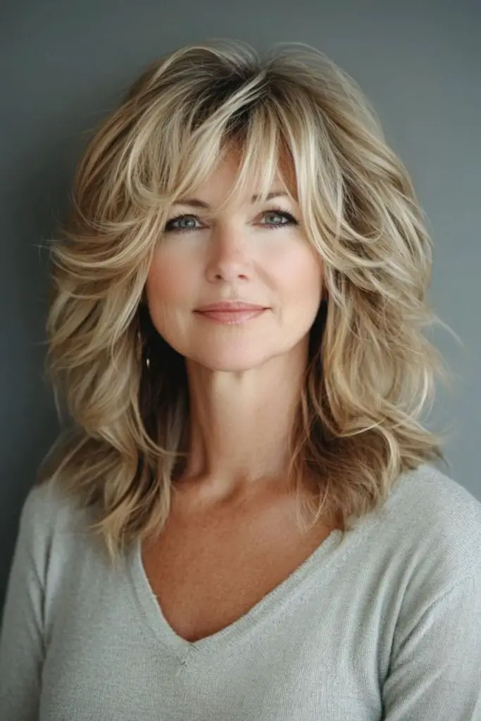 Fleador loiro com volume