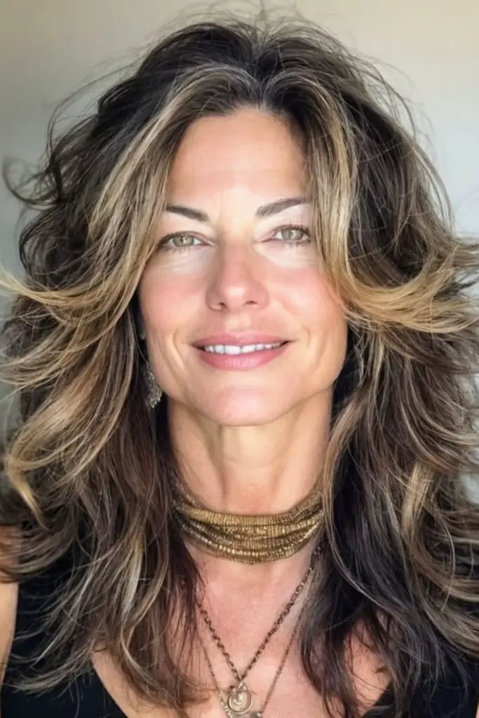 Champagne Shag com elevador de ombro