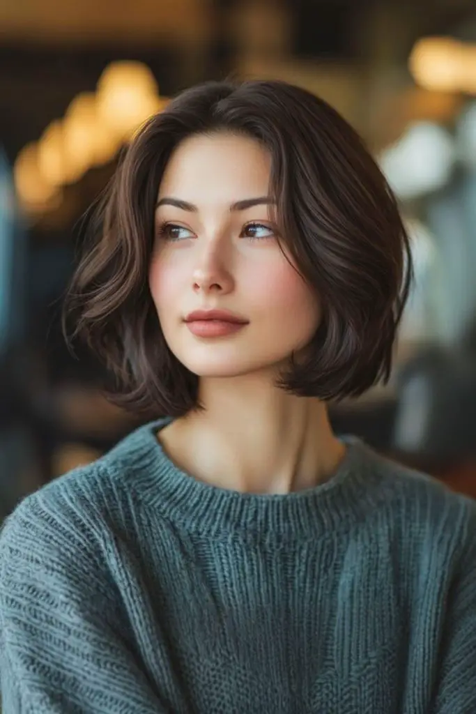 Bob ilusório com curvas macias.