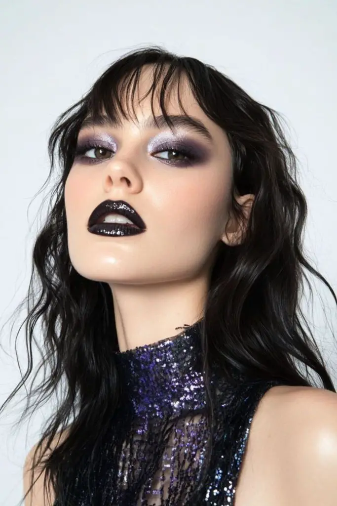 Bruxa do mar com cabelo de tinta