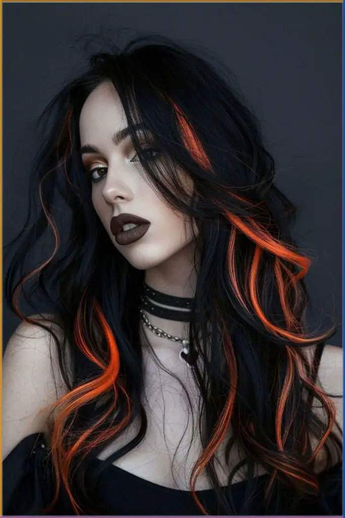 Demônio ardente com chamas ousadas