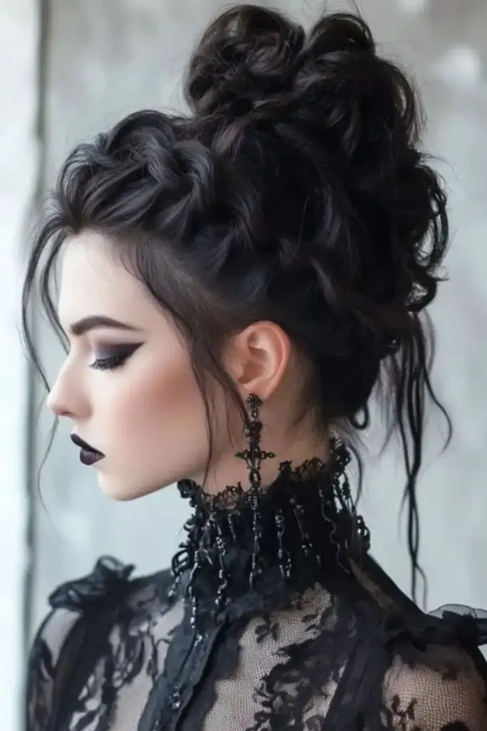 Beleza trançada na maquiagem da día