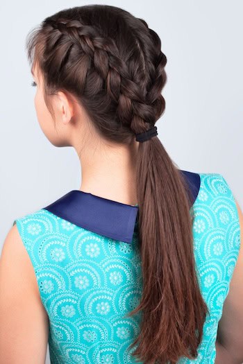 Como fazer rabo de trança dupla francesa