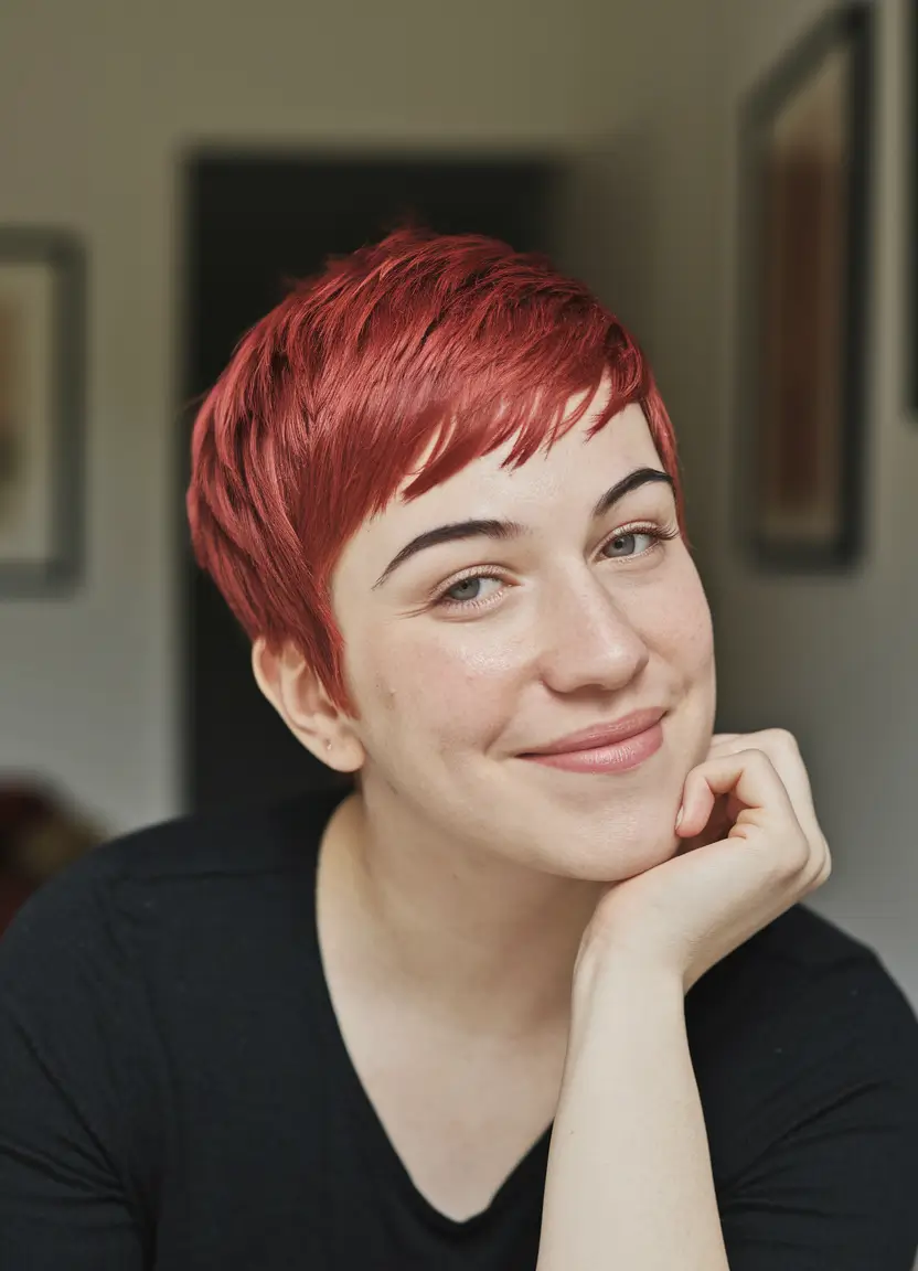 Idéias de cores de cabelo Captura de maçã doce colheita de pixie