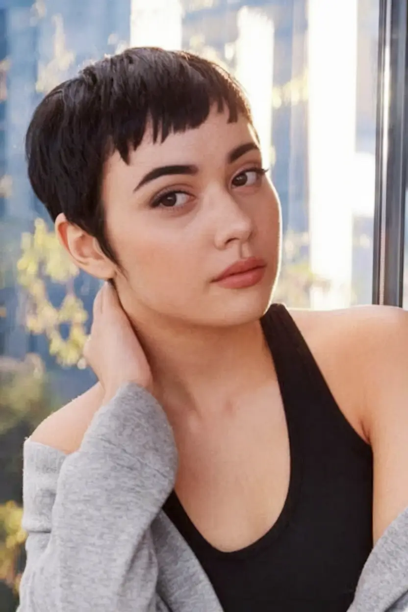 Fall Pixie Haircut Micro Pixie de inspiração francesa elegante