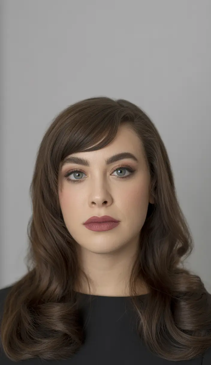 cores de cabelo castanho inverno morena profunda inspirada no vintage