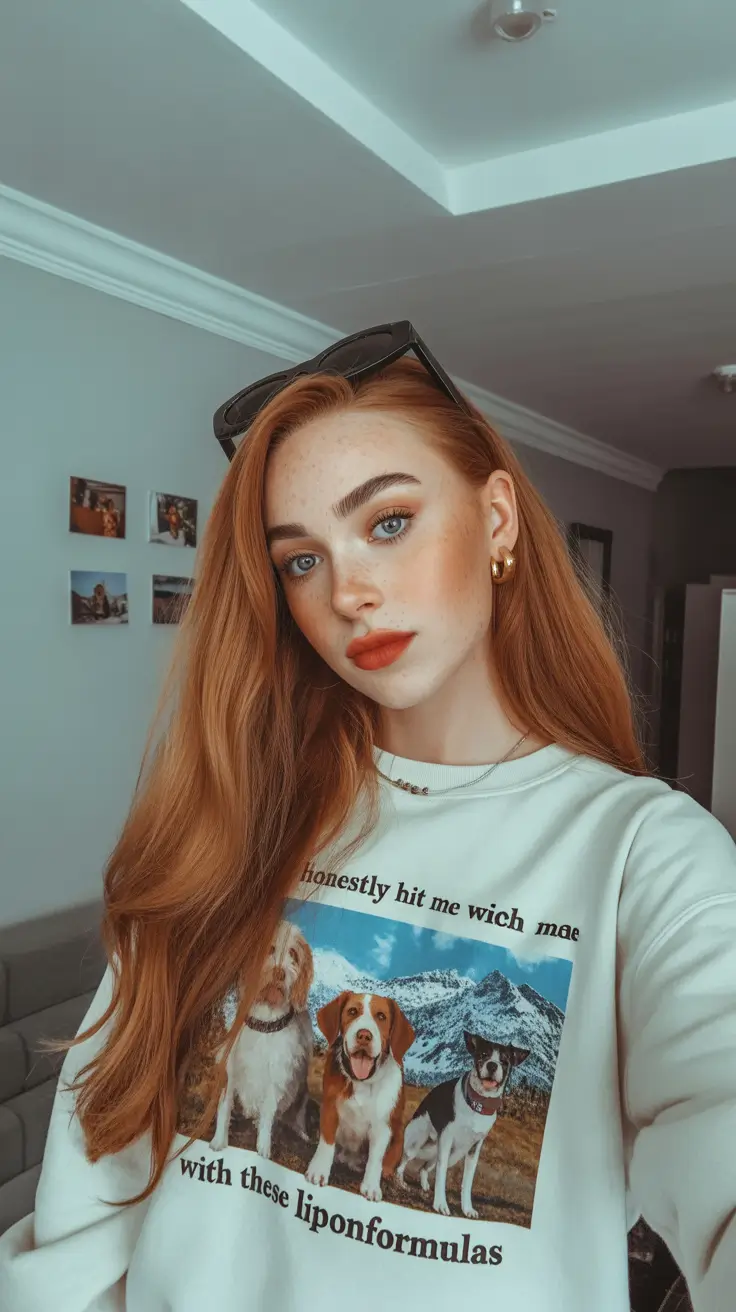 idéias-de-cor-de-cabelo-ruivo-de-inverno-Auburn-suave-com-charme-jovem