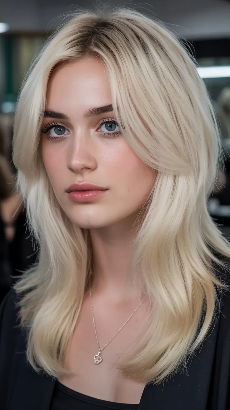 Tendências de cores de cabelo inverno 2025-2026 Camadas loiras em creme de manteiga