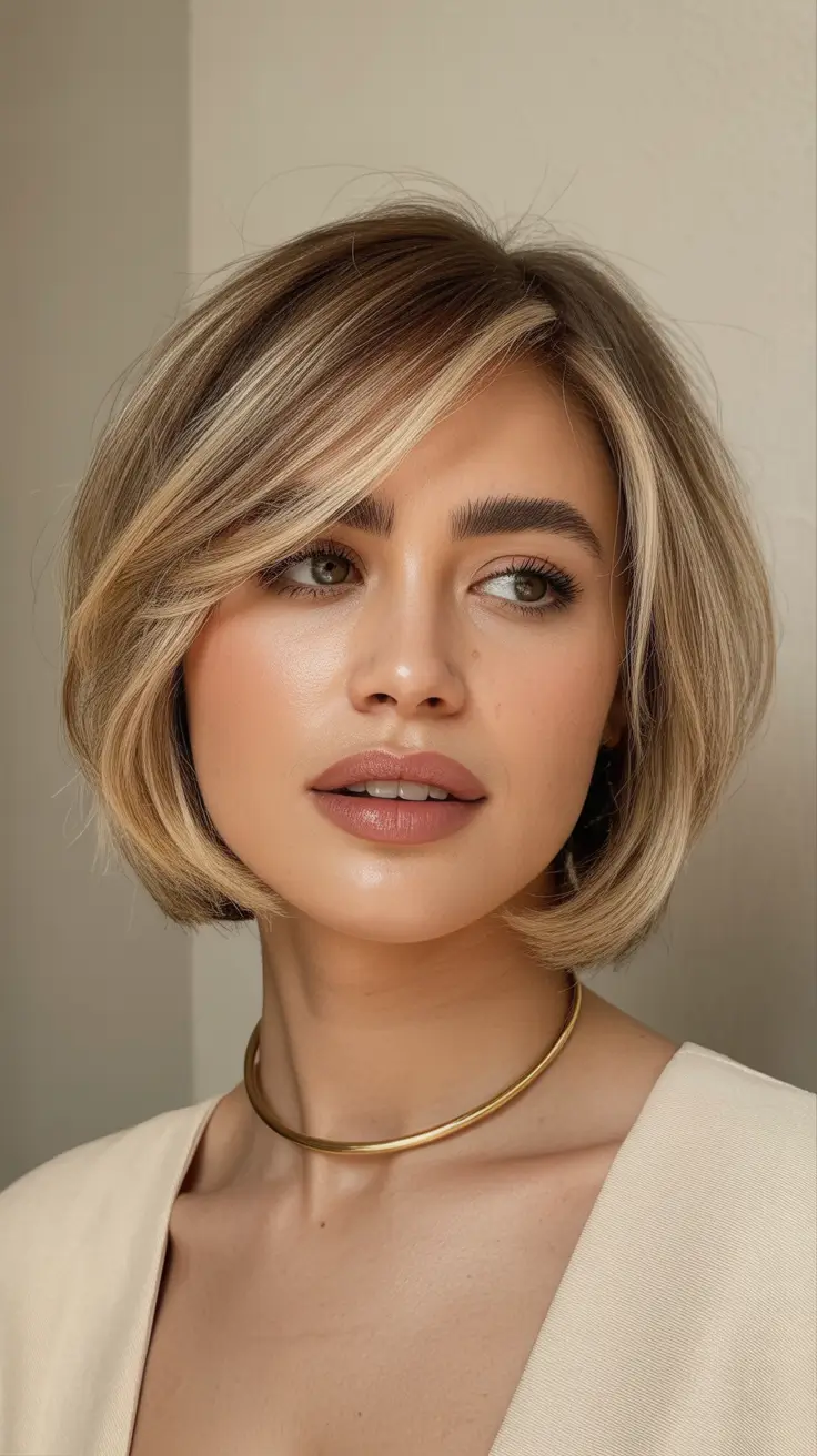 cores de cabelo para ideias de inverno suave Loiro bege com dimensão suave