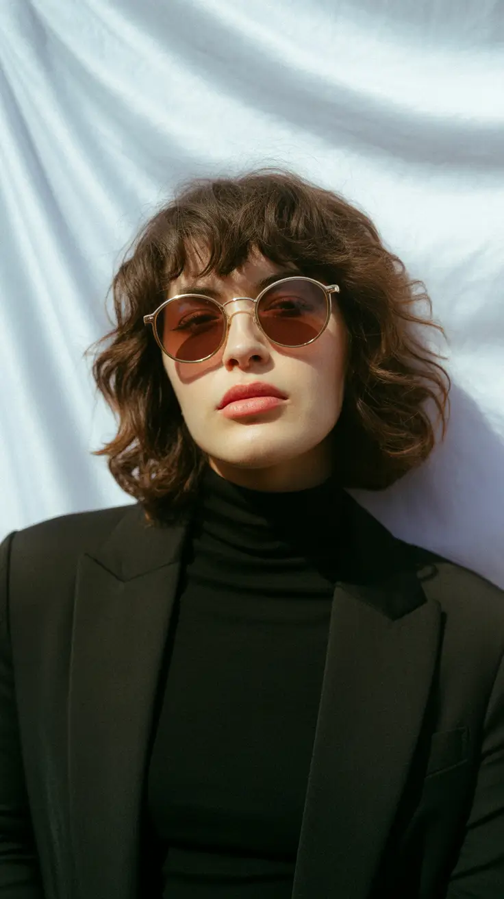 cortes de cabelo curtos de inverno 2025 - 2026 Shaggy Winter Layers