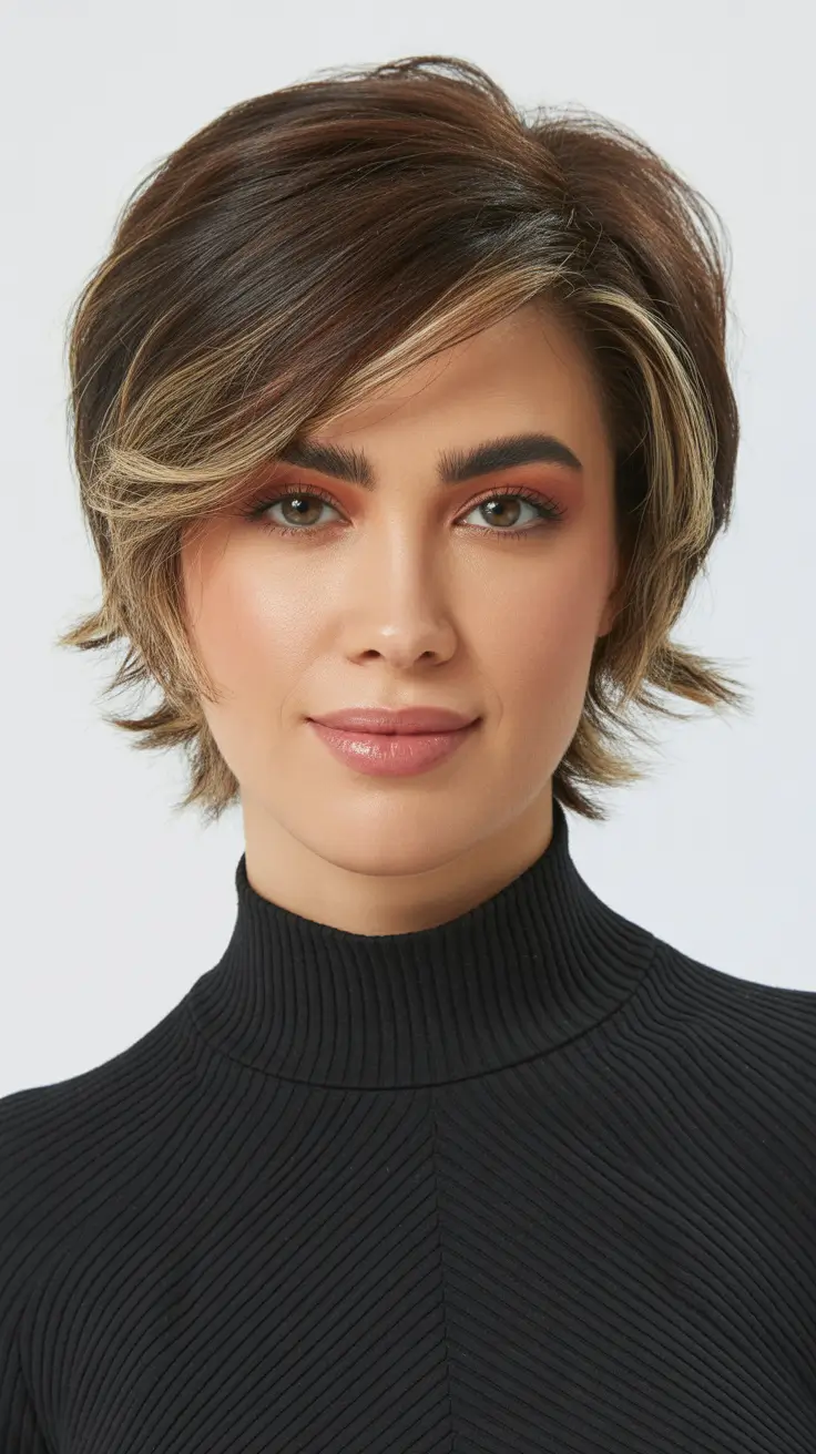cortes de cabelo curtos de inverno 2025 - 2026 Textured Pixie Revival