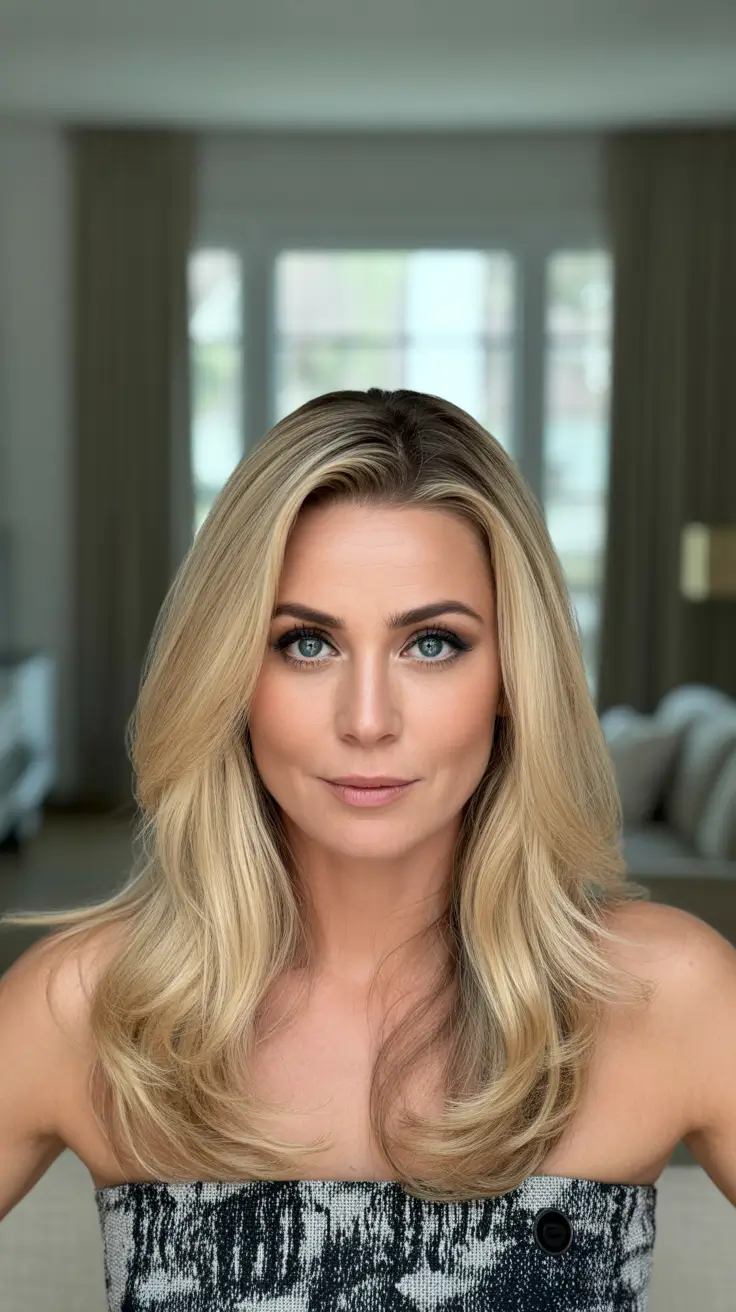 cortes de cabelo e cores de inverno Cool Vanilla Layers