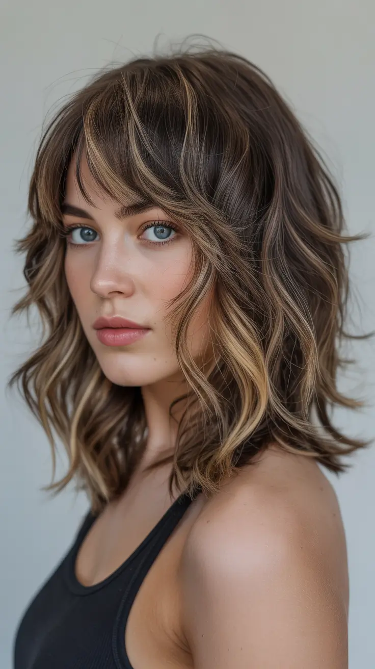 Balayage Hair Color Ideas 2026 Bronde Camadas desgrenhadas para uso diário