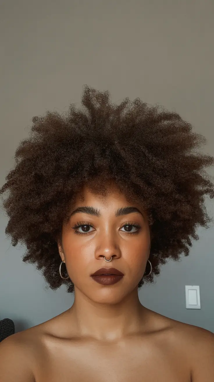 Melhor cor de cabelo para pele morena 2026 Natural Volume Power Afro