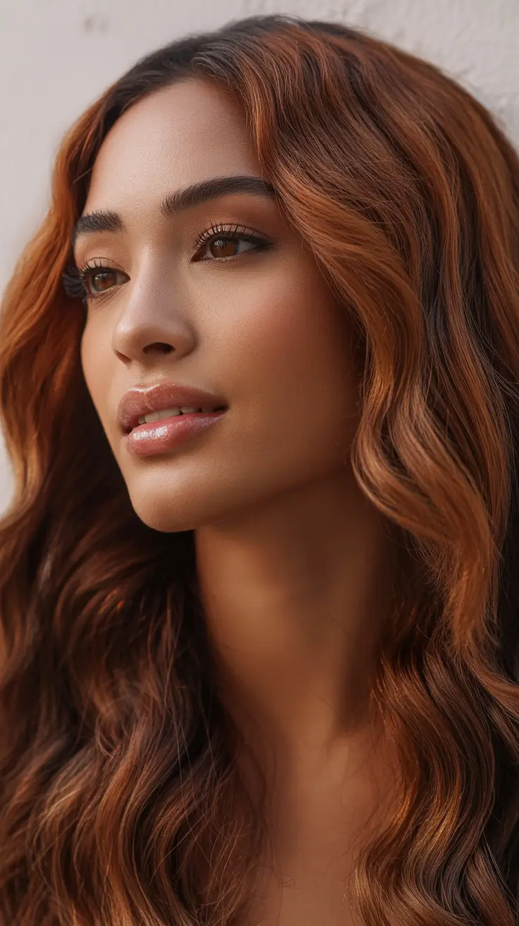 Melhor cor de cabelo para pele morena 2026 Golden Light Balayage