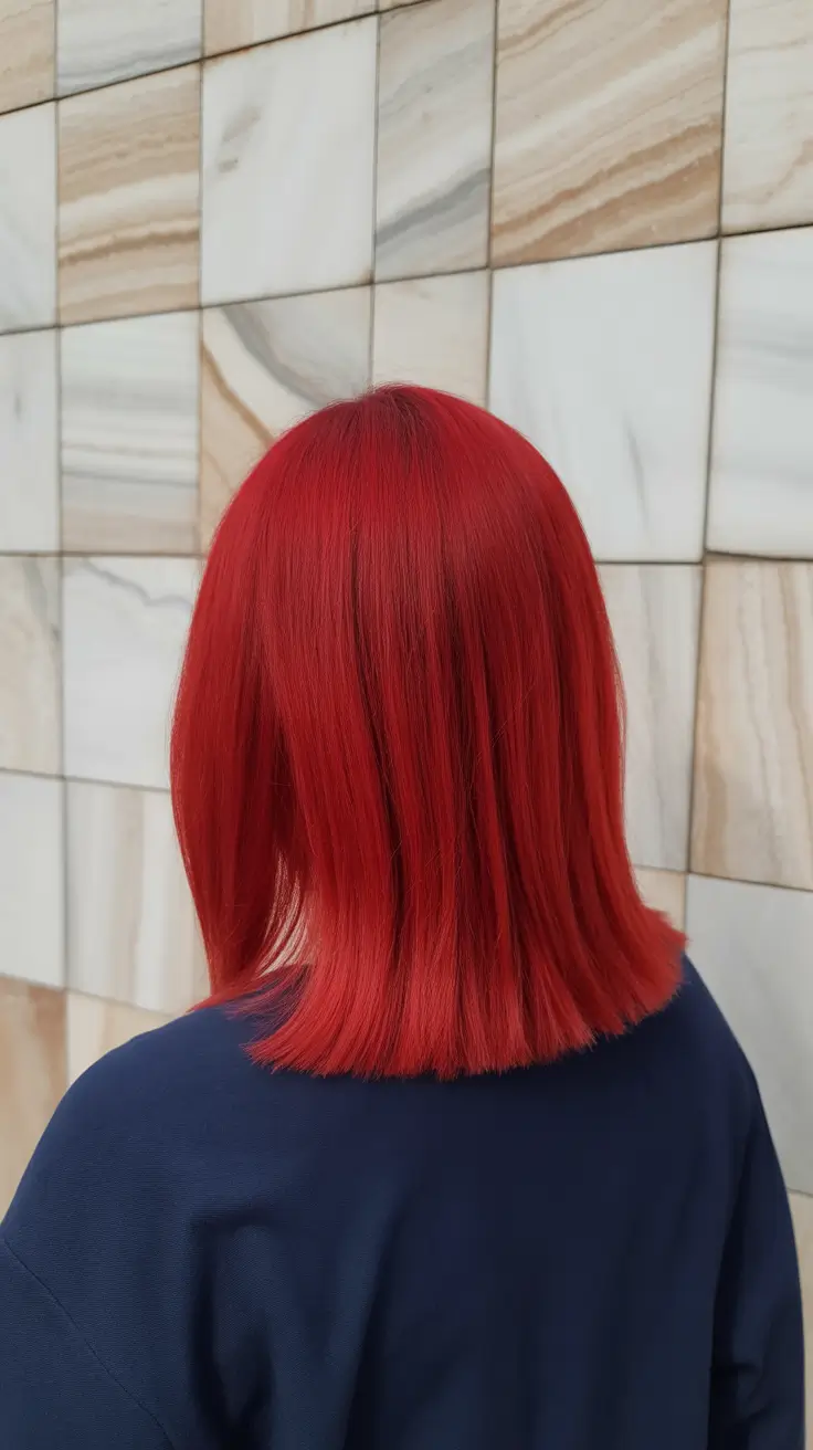 Cores de cabelo ruivo ousado 2026 Cherry Flame Power Bob
