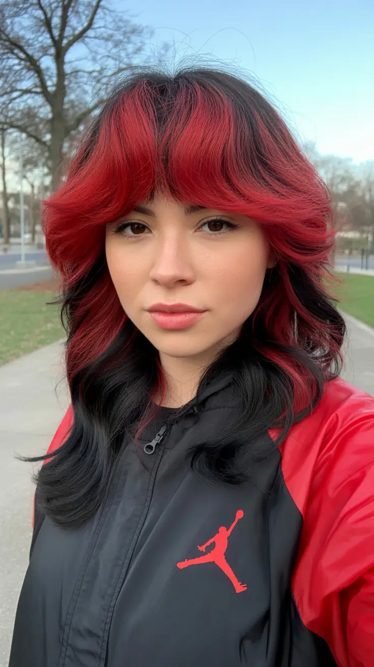 Cores de cabelo ruivo ousado 2026 camadas de fogo cereja