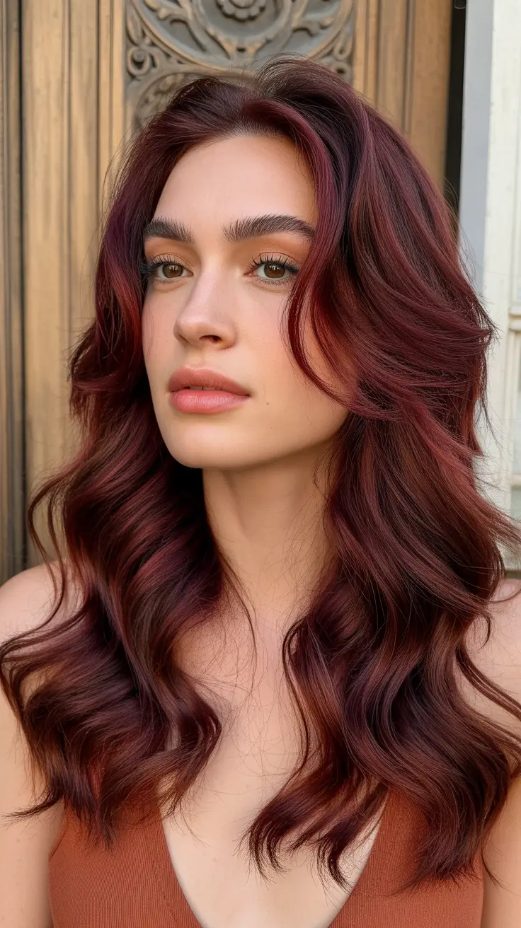 Cores de cabelo ruivo ousado 2026 Elegância mogno escuro