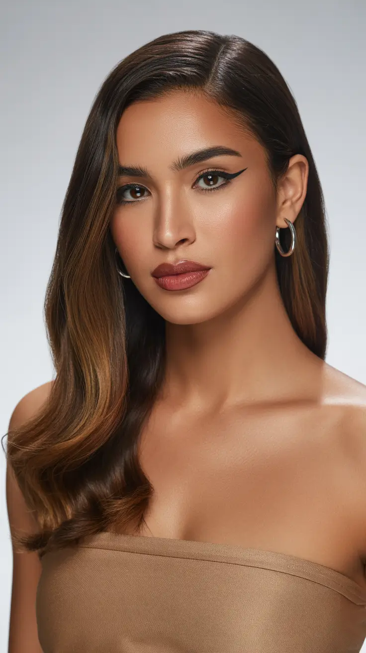 cores de cabelo castanho 2026 Golden Espresso Shine