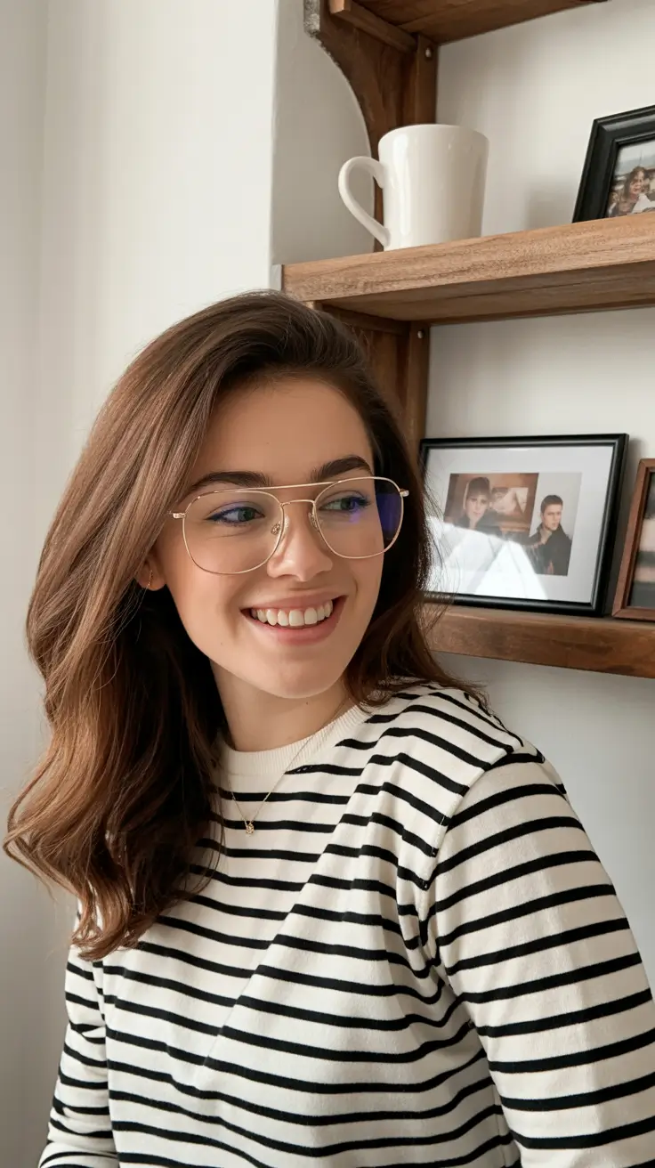 cores de cabelo castanho 2026 Honey Tea Soft Waves