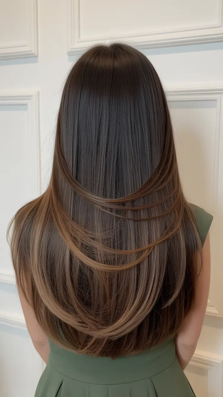 Idéias para cores de cabelo 2026 Castanha Ombre Perfeição