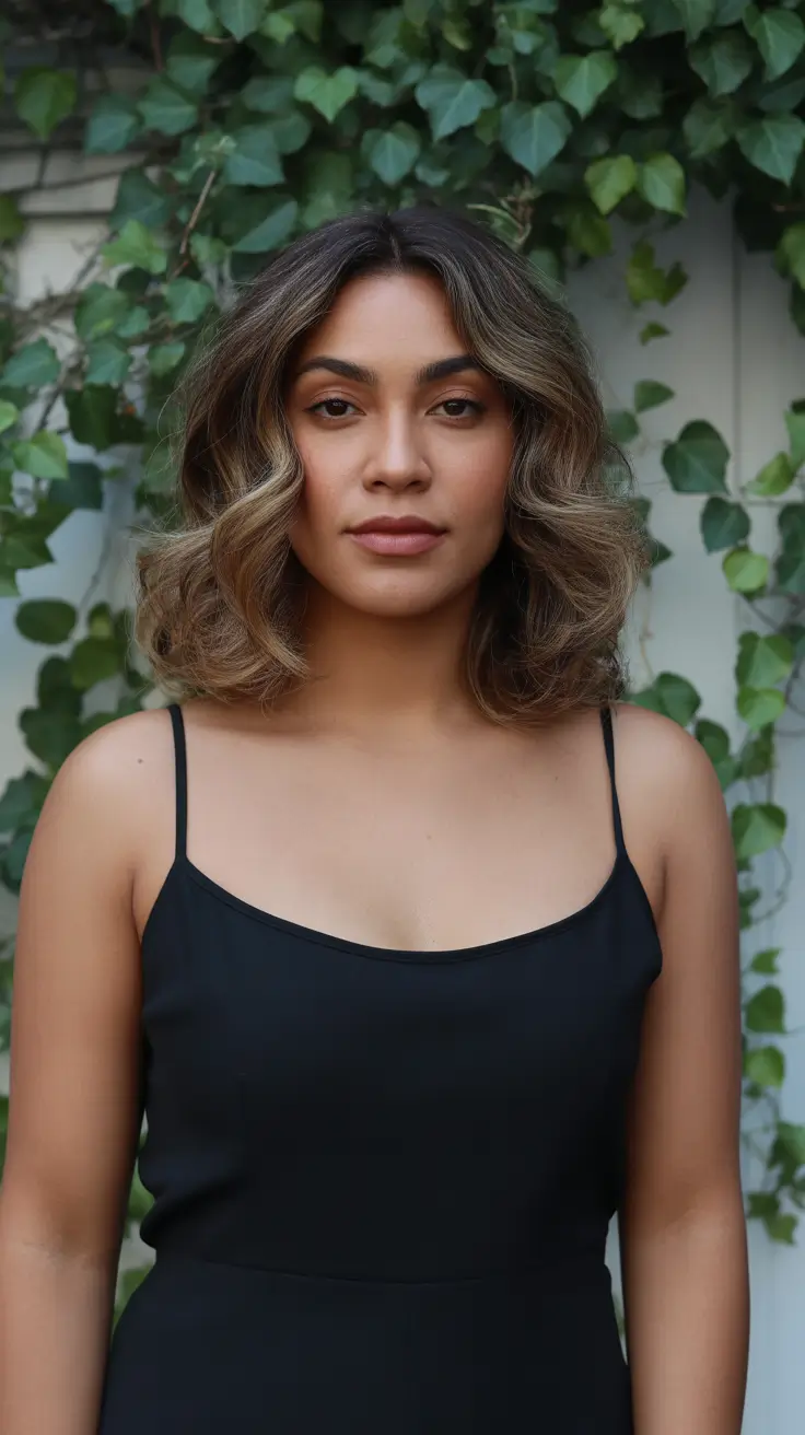 ideias de cores de cabelo para morenas parecerem mais jovens Dimensional Chocolate Waves