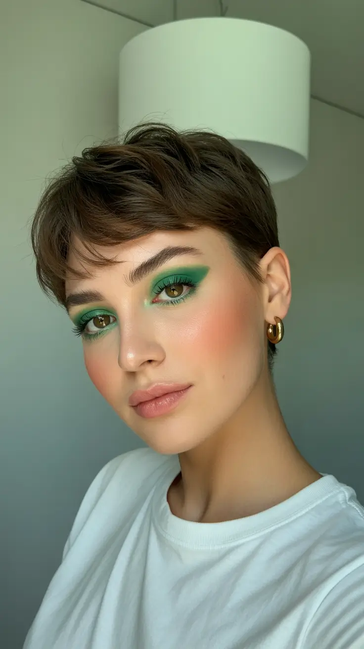 cortes de cabelo bagunçados Pixie