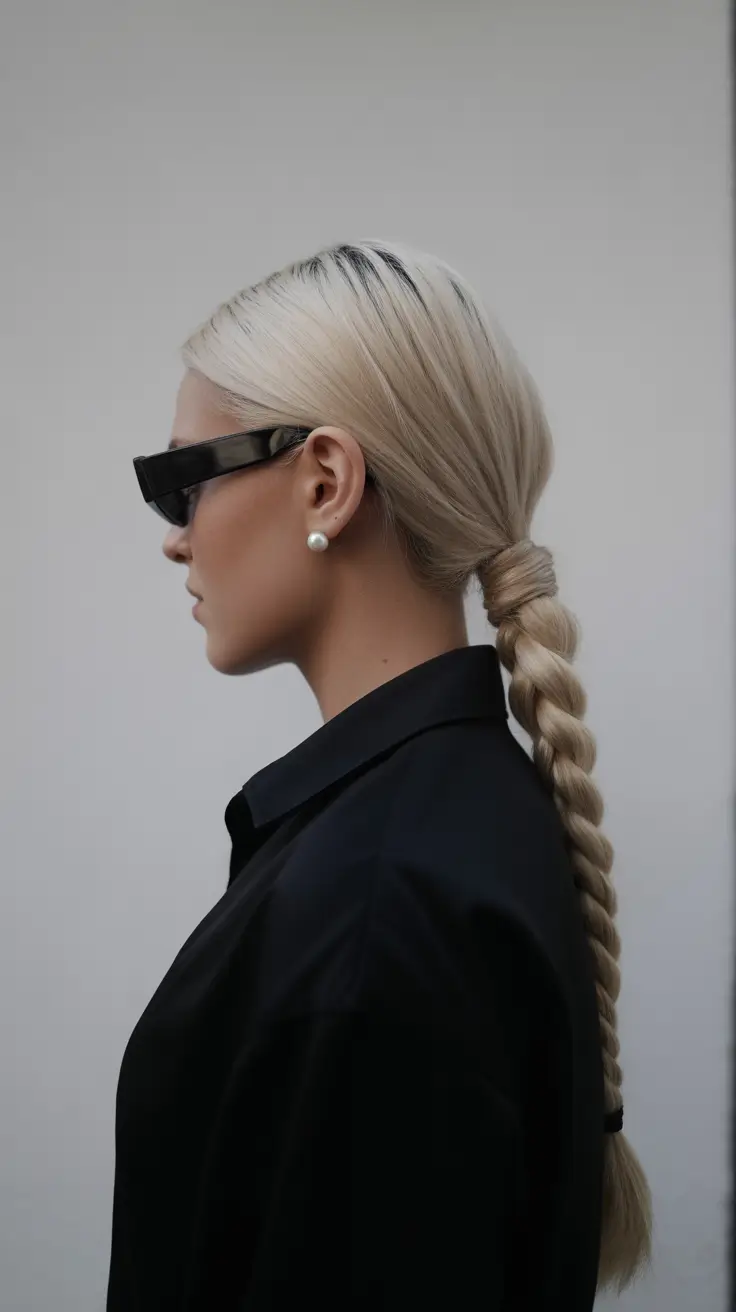 Penteados trançados fáceis 2026 Platinum Power Braid