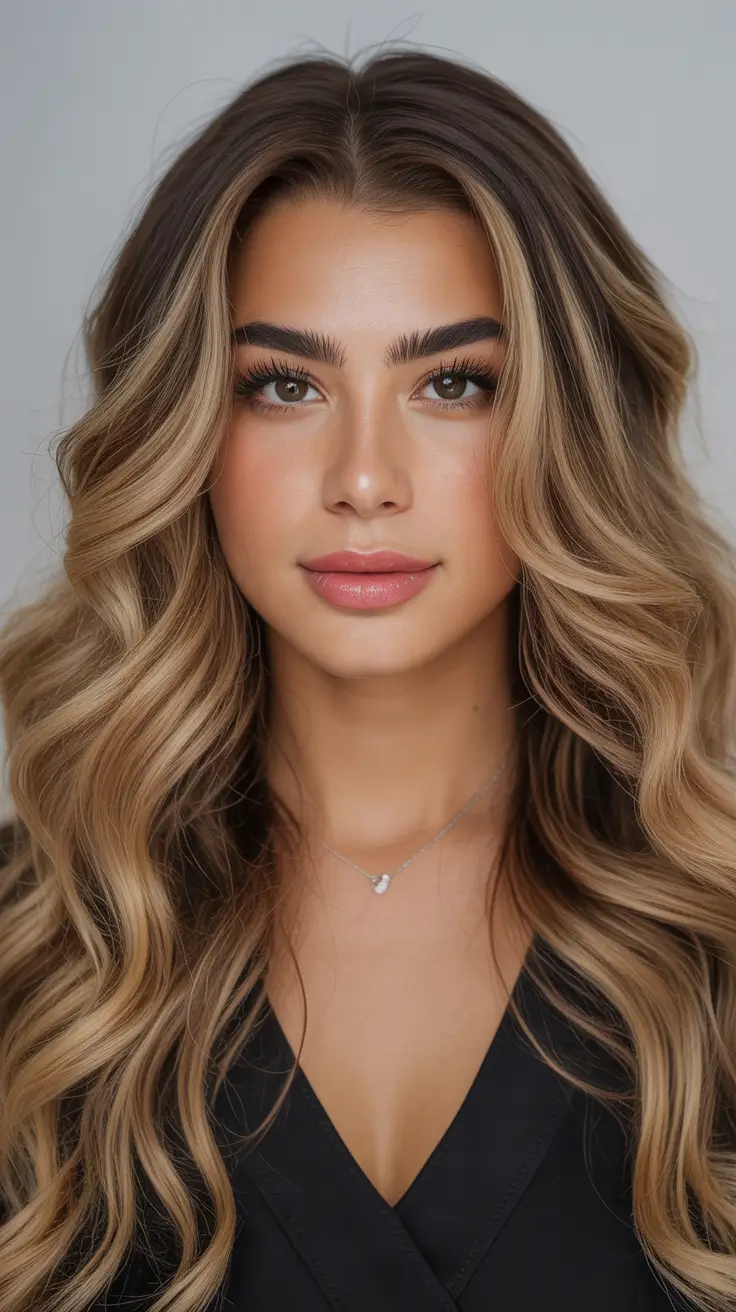 cor de cabelo morena primavera 2026 Golden Brunette Dimensões para um brilho brilhante de primavera