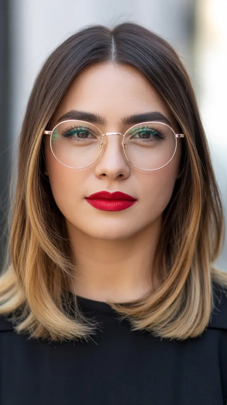 ideias modernas de cores de cabelo balayage de primavera 2026 Morena Lob Balayage