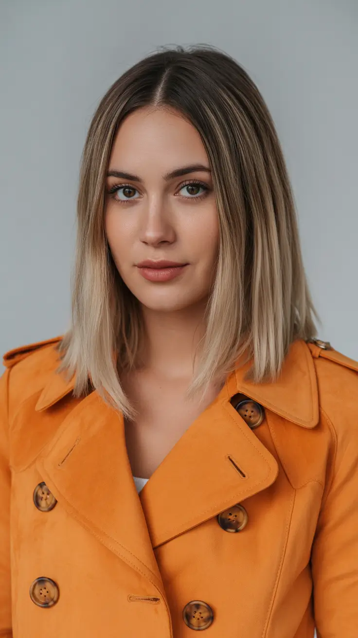 cor de cabelo castanho primavera 2026 Ombre macio em tons frios para leveza moderna de primavera