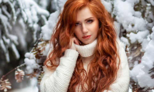 Cores de cabelo para inverno suave