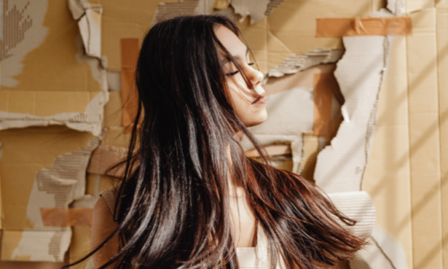 Cor de cabelo morena de primavera